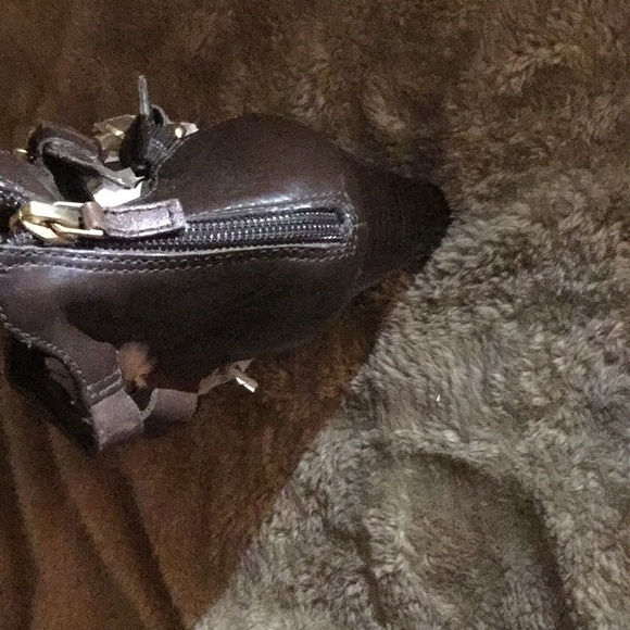 Brown wedges sandals (size 10) - Picture 4 of 5